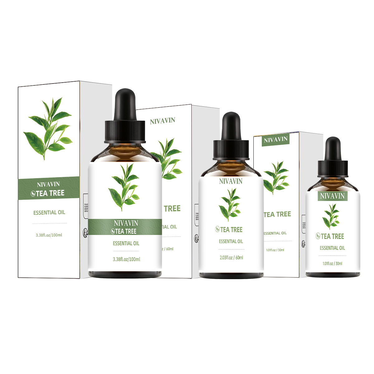 Home Fragrance Co - NIVAVIN 30ml/60ml/100ml Minyak Tea Tree, ekstrak