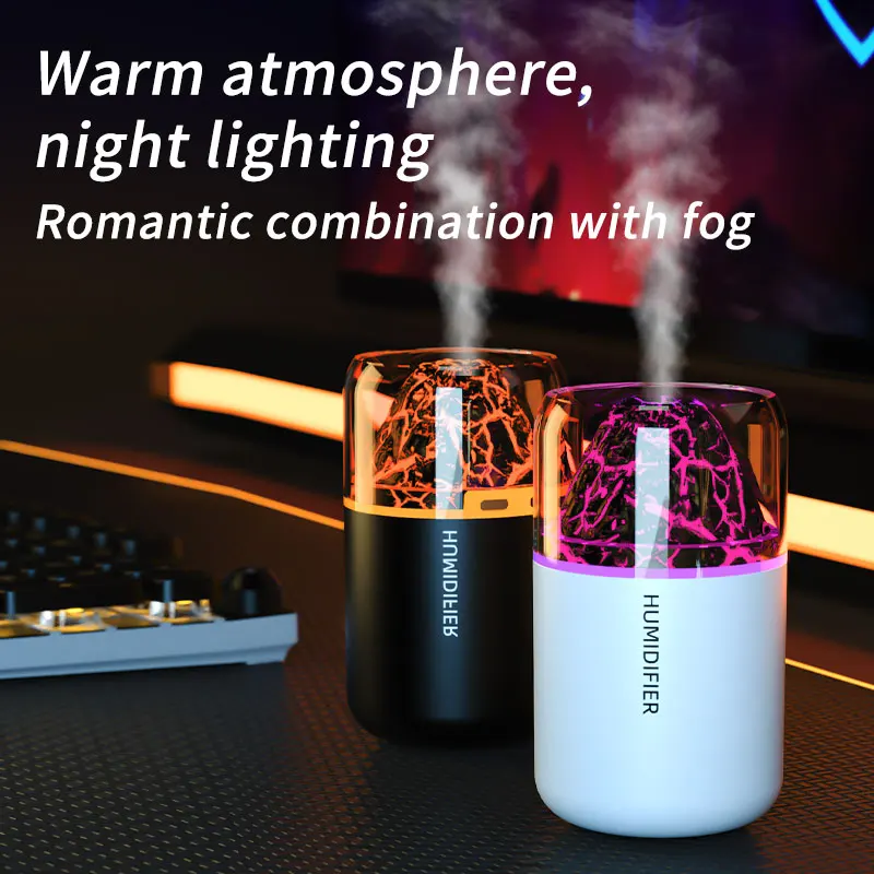 Car Vent Diffuser - 180ml Mini Air Humidifier lampu suasana