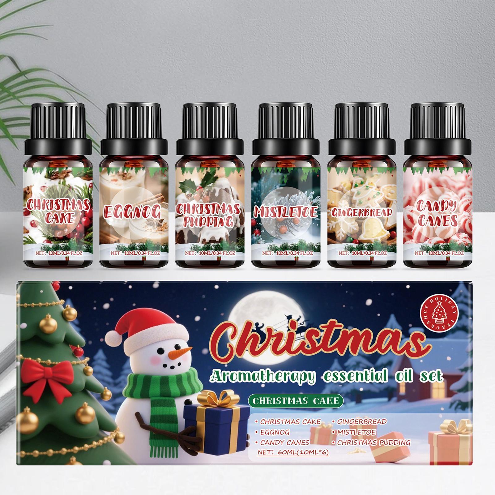 Xmas Home Fragrance - 6 Pcs Set Minyak Wangi Natal