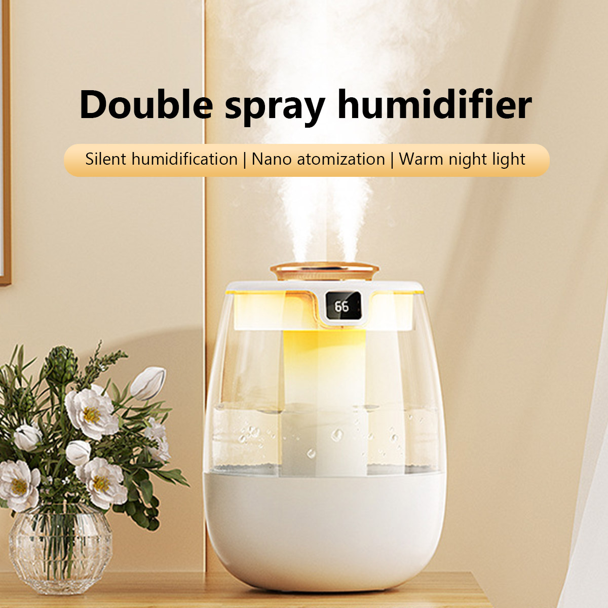 Home Fragrance Mist - Pelembap Udara 1,3L Port Semprot Ganda