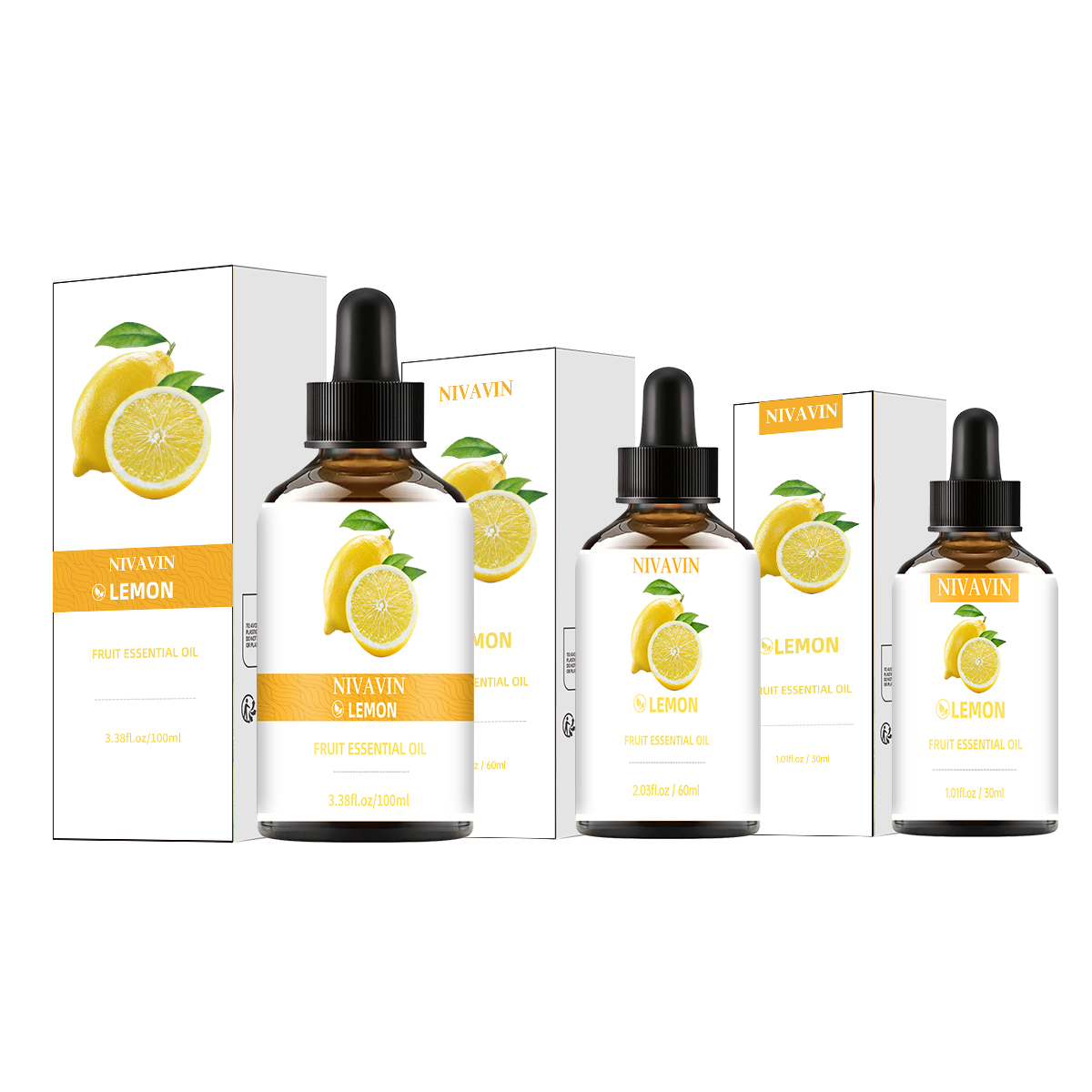 Home Fragrance Co - NIVAVIN 30ml/60ml/100ml minyak esensial lemon, aroma