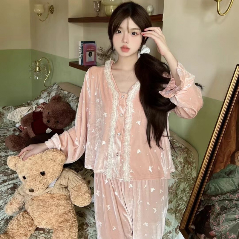 Pakaian tidur wanita lengan pa - Home Fragrance In French ulasan dan harga