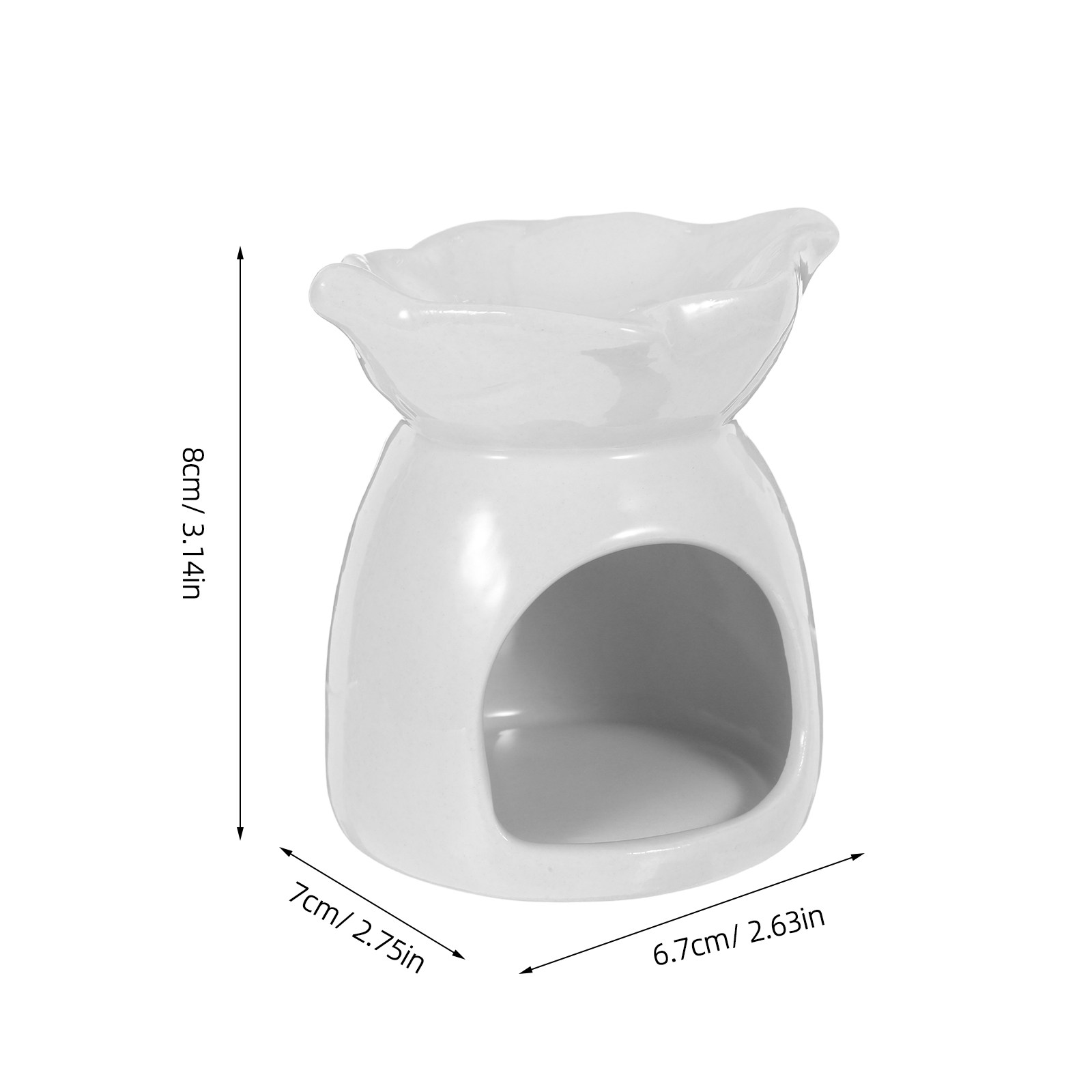 Tempat Lilin Keramik Bentuk Da - Home Fragrance And Diffuser ulasan dan harga