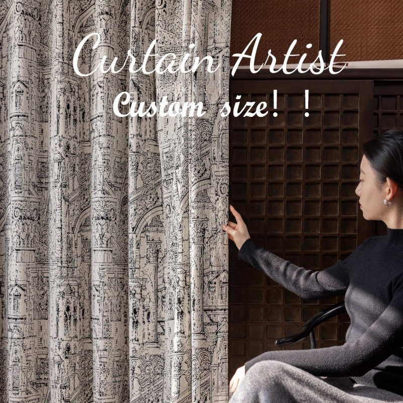 Ukuran Khusus!! Tirai Chenille - Home Fragrance In French ulasan dan harga