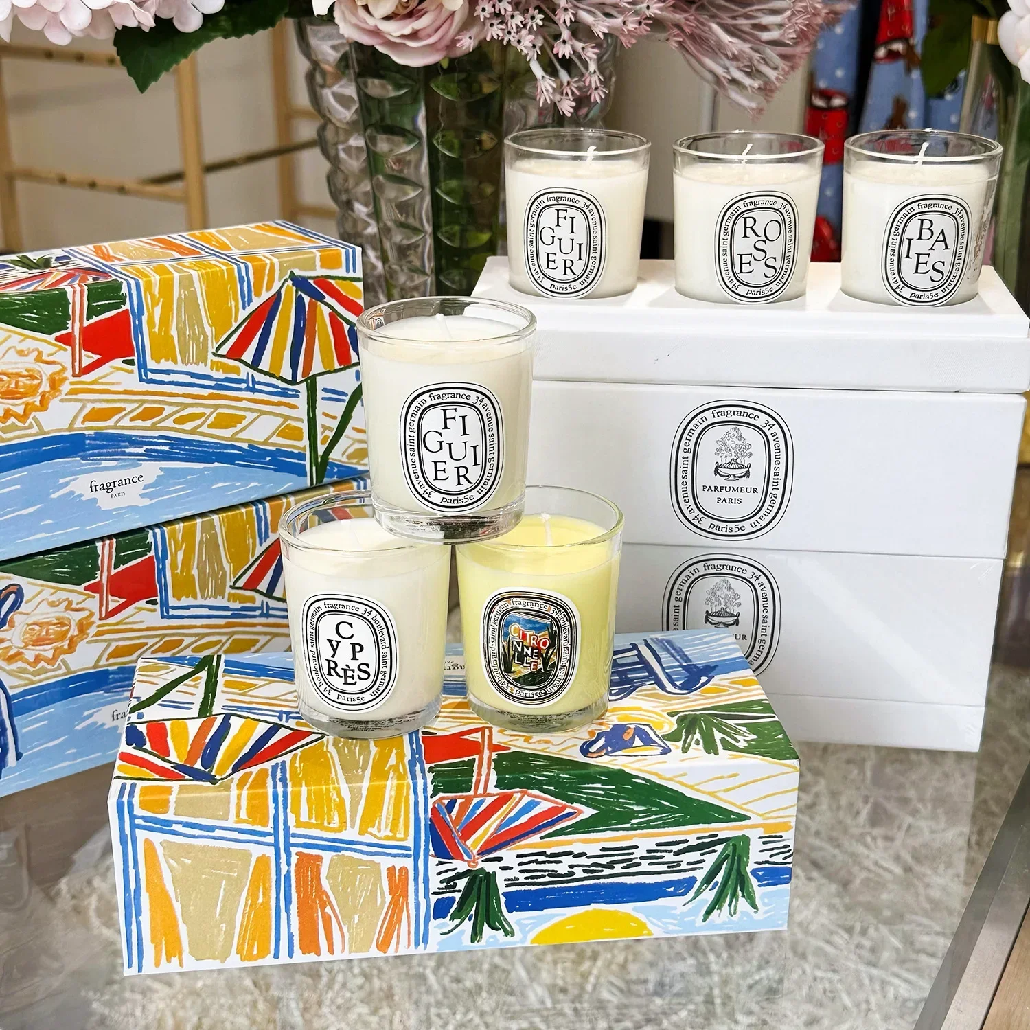 Lilin Aromaterapi Lilin Beraro - Home Fragrance In French ulasan dan harga