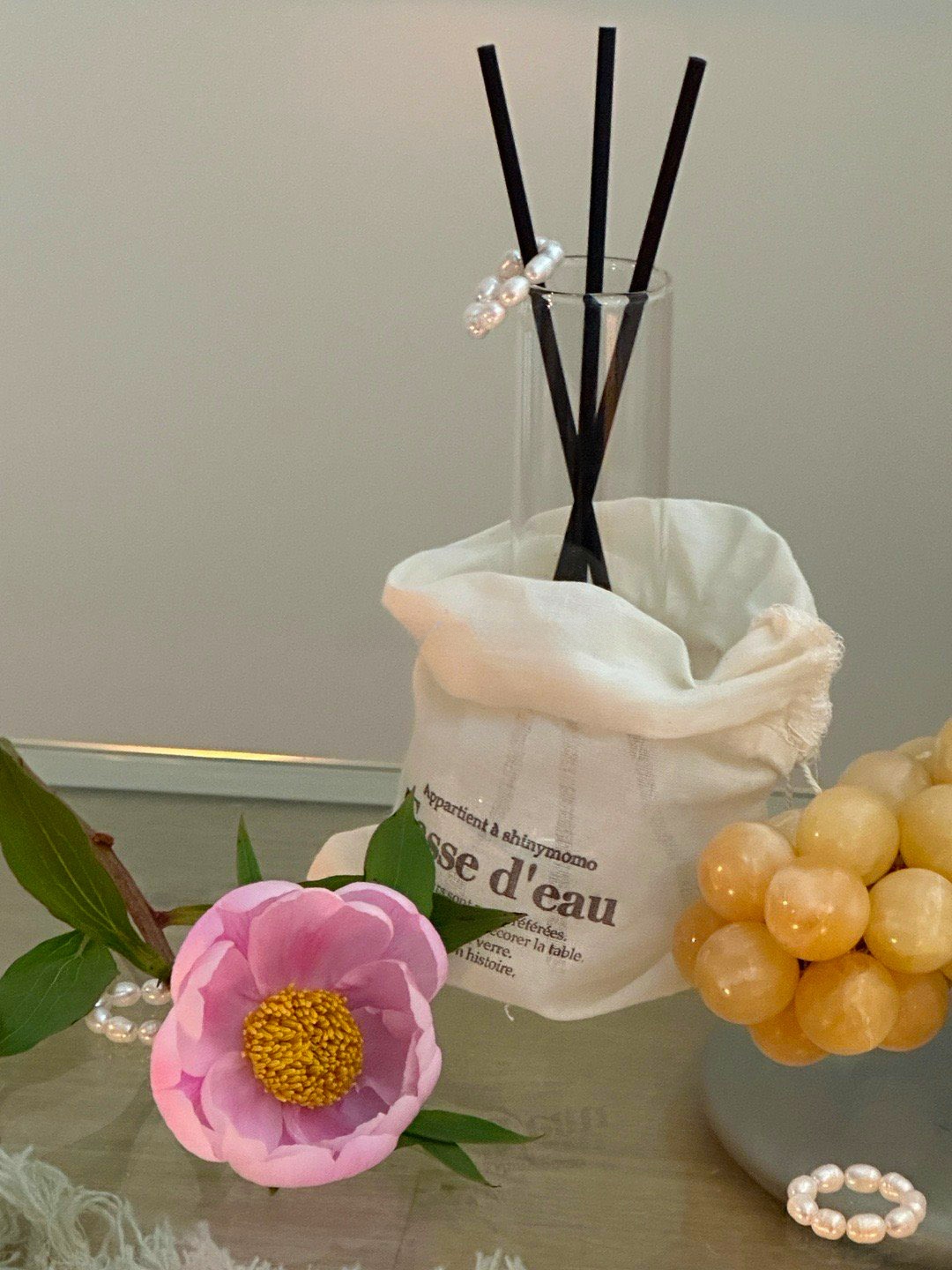 Vas Bunga Kaca Gaya Prancis Kr - Home Fragrance In French ulasan dan harga