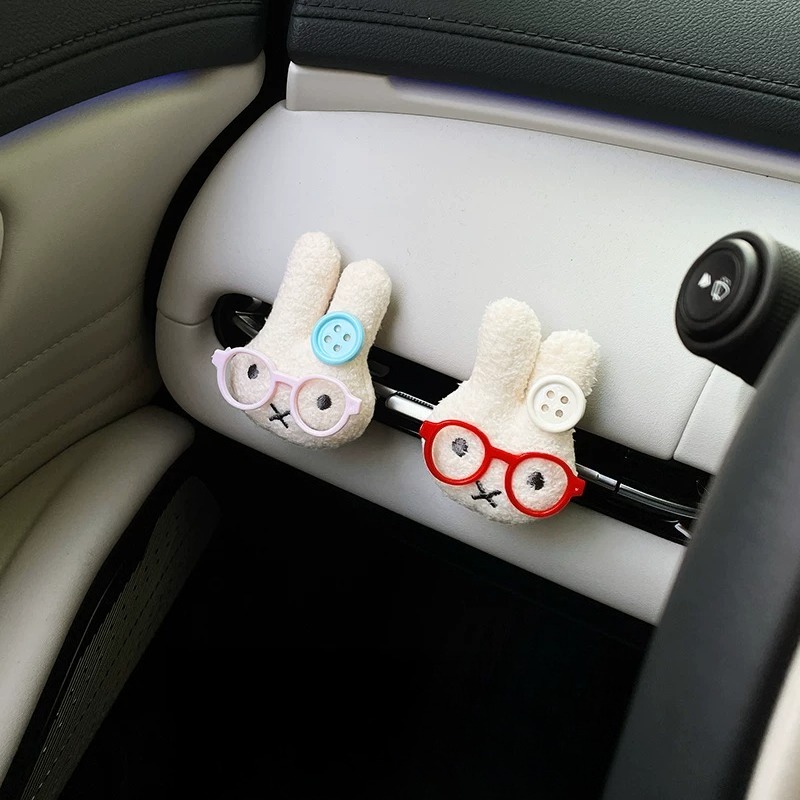 Kelinci Lucu dengan Kacamata,  - Car Vent Diffuser ulasan dan harga