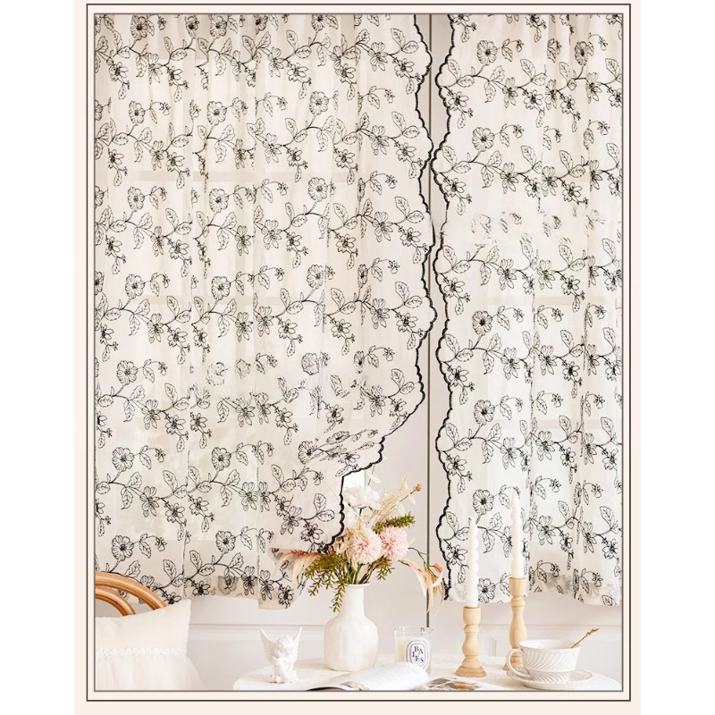 Tirai Kasa Renda Retro Prancis - Home Fragrance In French ulasan dan harga